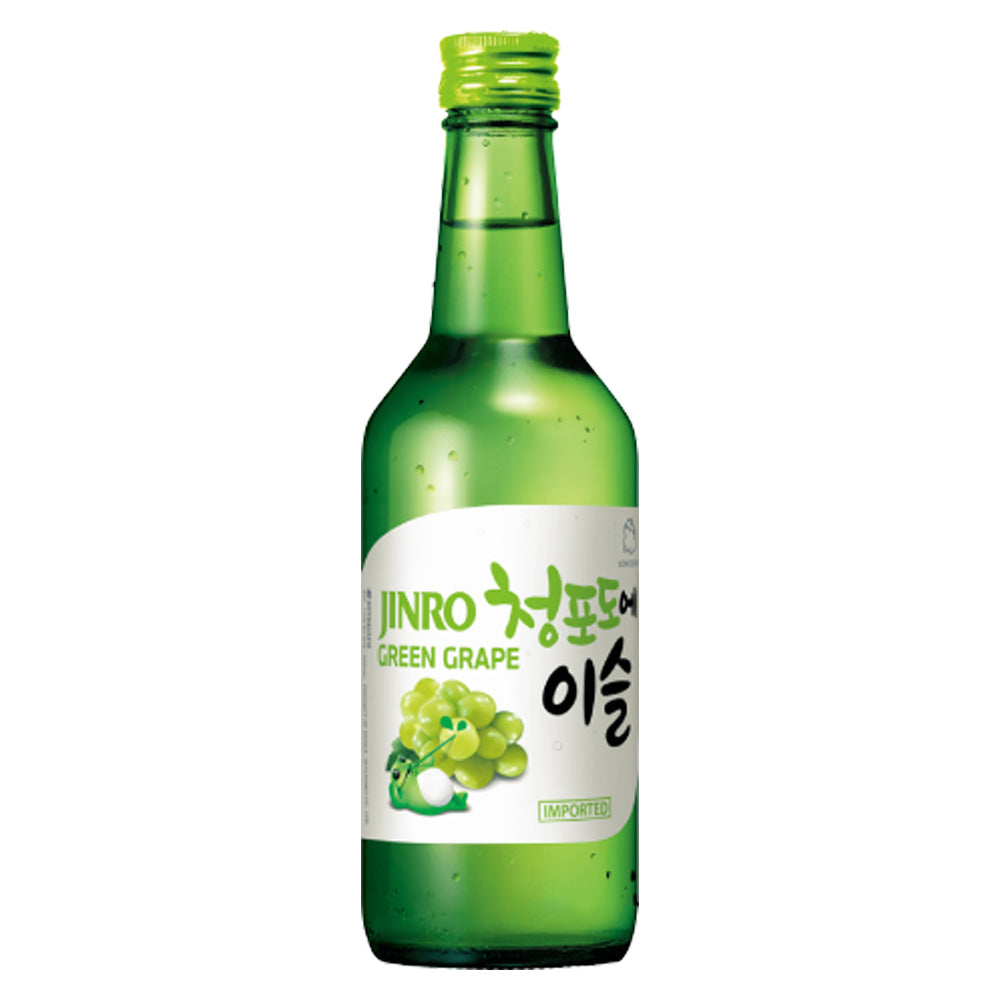 Jinro Green Grape Soju 375 mL bottle