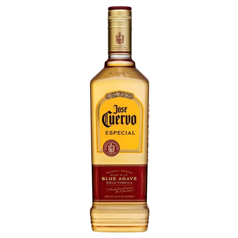 Jose Cuervo Especial Gold 750 mL tequila bottle